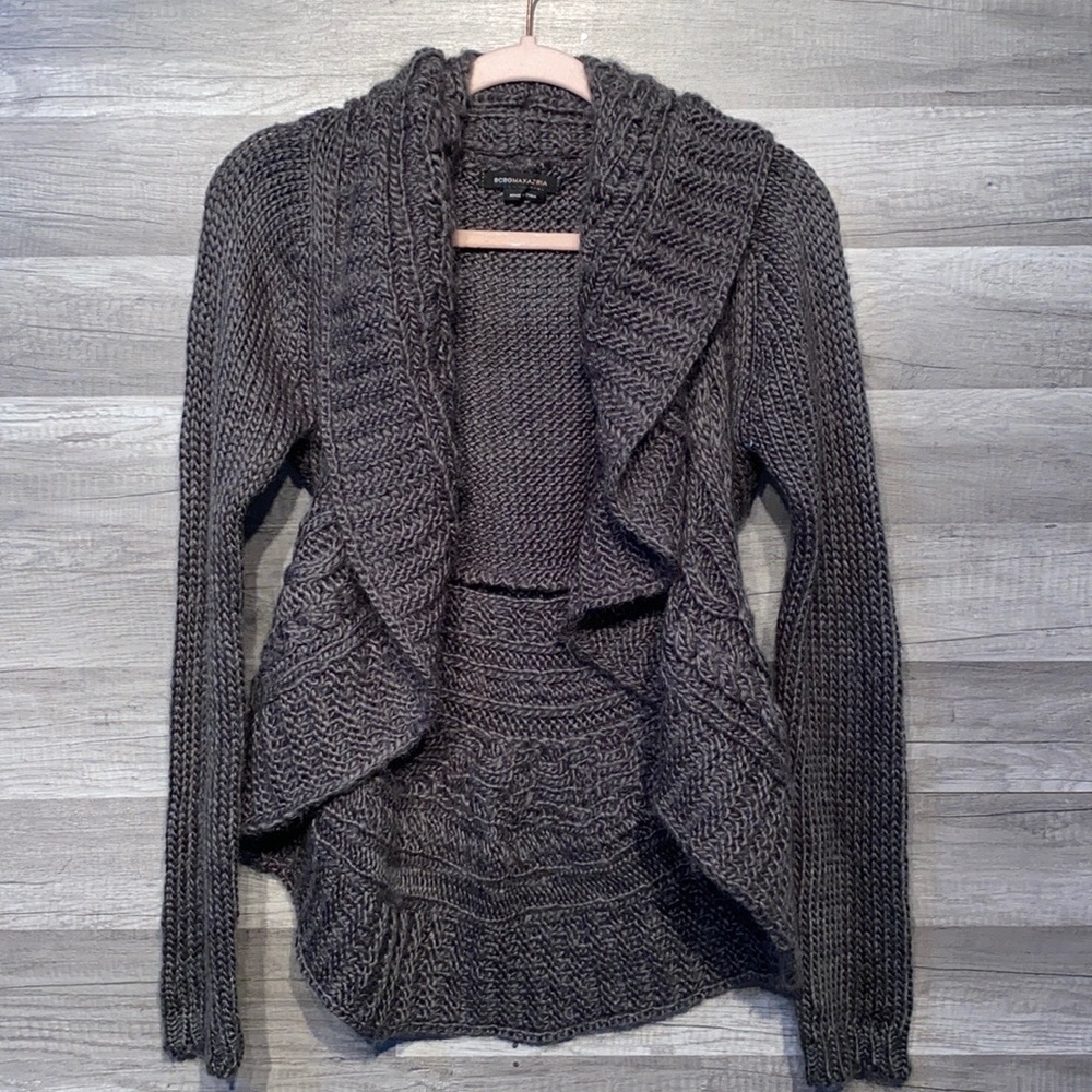 BCBGMaxAzria knit wool cardigan sweater